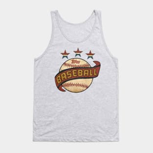 Three Star Baseball - Vintage Style Tank Top